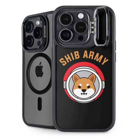 Shib Army Crypto iPhone 13 Pro Kickstand Case